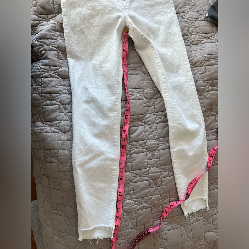 FRAME Le Skinny De Jeanne Jean White Women's Size 27 - Picture 11 of 14